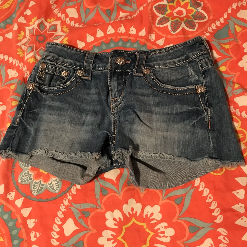 Juniors miss me jean shorts